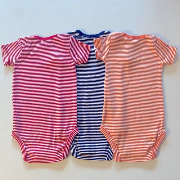 Carters Baby Boy 3 Piece Striped Bodysuit Set - Picture 11 of 11
